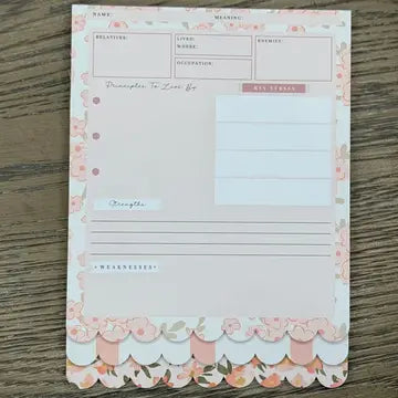 Christian Bible Journaling Tip-in - Peach